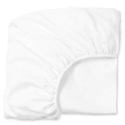 Bamboo fitted sheet white-bonjourbébé - Official Store