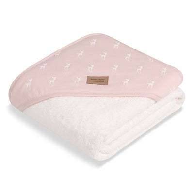 Baby cape towel XL Deer pink-bonjourbébé - Official Store