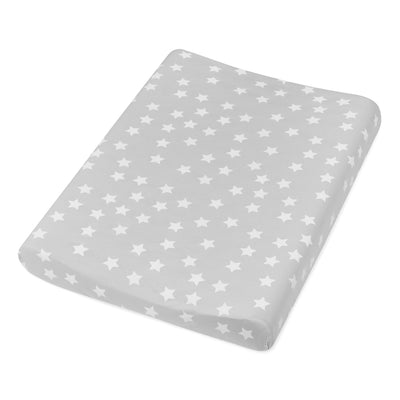Changing pad cover grey with stars-bonjourbébé - Official Store